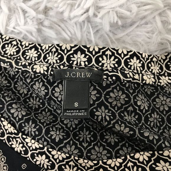 J. Crew S Mixed Print T-Shirt Short Sleeve Women's Blouse - Picture 5 of 9
